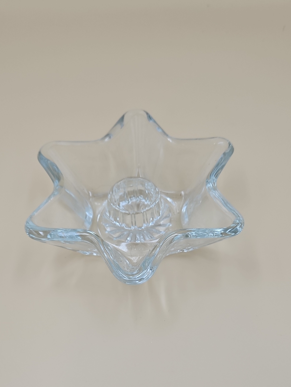 Glass Candle Stick Holder